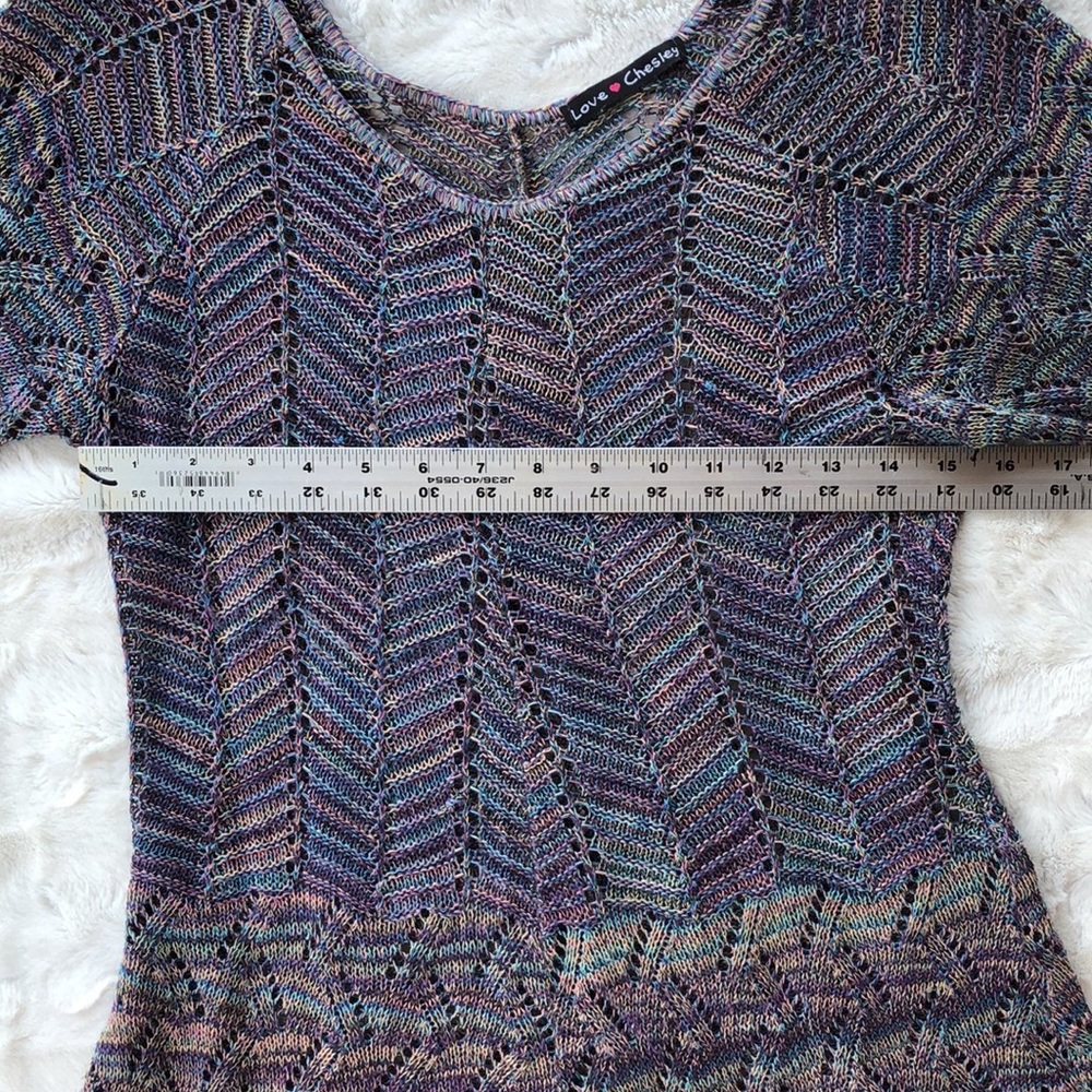 Love ❤️ Chesley Jewel-tone Airy 1/2 Sleeve Top - Picture 7 of 7